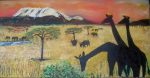 Mito africano de la creación de los arboles y el sustento de los animales